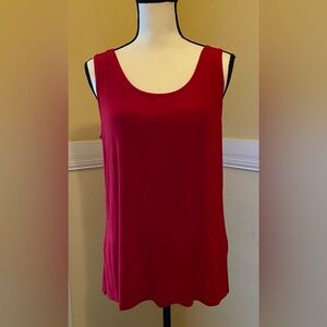 MAGIC CIRCLE Sleeveless Top; Red; Medium; NWOT. Perfect Condition.